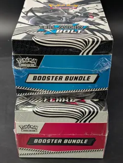 Pokemon SV Black Bolt White Flare Sealed Booster Bundle Display Case Set of 2 - Image 5