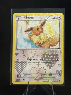 Pokemon Eevee RC14/RC25 Legendary Treasures Radiant Collection Uncommon Holo - Image 1