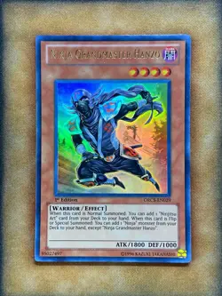 Yugioh Ninja Grandmaster Hanzo ORCS-EN029 Ultra Rare 1st Ed NM - Image 1
