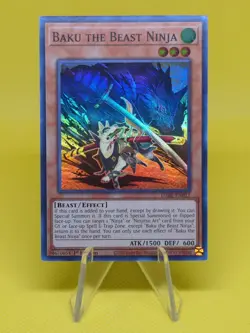 Yugioh - Baku the Beast Ninja (DABL-EN017) - Super Rare 1st Edition - Image 1