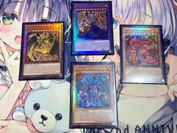 Yugioh Asian English Armityle, Hamon, Raviel, Uria Ultimate rare CR03-AE001,2,3 - Image 1