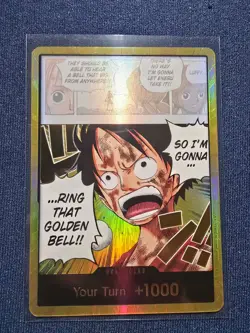 One Piece Gold DON!! OP15 ENGLISH Luffy Golden Bell - Adventure On Kamis Island - Image 1