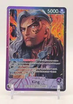 One Piece TCG - OP08 - King OP08-057 AA Leader - English - Image 1