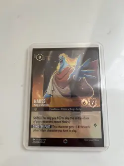 Disney Lorcana The First Chapter Hades King of Olympus 205/204 Enchanted NM - Image 1