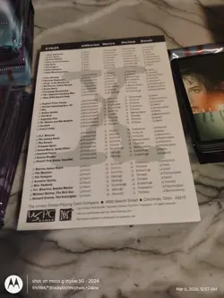 The X FILES Collectible Card Game 101361 booster - Image 4