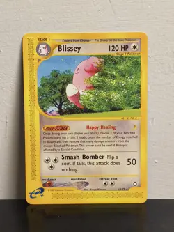Blissey 6/147 Aquapolis Rare Pokemon Card Mp - Image 1