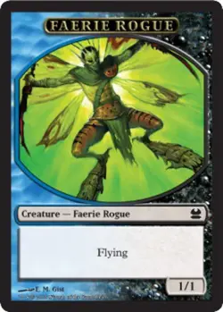 MTG magic cards 1x Faerie Rogue Token Modern Masters NM-Mint, English - Image 1