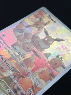 Eevee 188/167 SV Twilight Masquerade Illustration Rare IR Holo Pokemon Card AA2 - Image 3
