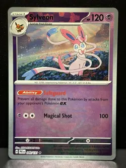 Sylveon 040/131 SV SV Prismatic Evolutions Master Ball reverse Pokemon Card NM - Image 1