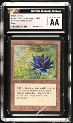 Black Lotus - Magic the Gathering - MTG International Edition CGC Graded AA Card - Image 1