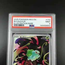 PSA 9 Bulbasaur 133/132 Pokemon Mega Evolutions Graded Card - Image 2