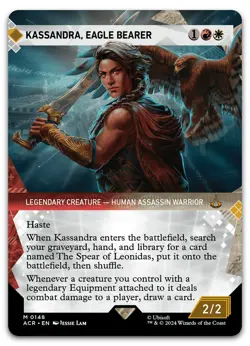 Kassandra, Eagle Bearer (Showcase) #148 (NM) Assassin's Creed ACR Magic MTG - Image 1