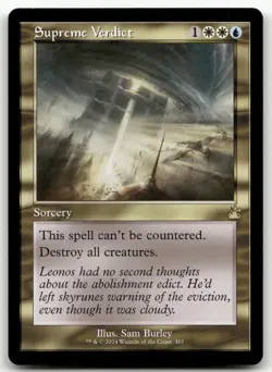 Supreme Verdict (Retro Frame) #461 (NM) Ravnica Remastered RVR Magic MTG - Image 1