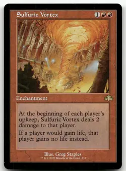 Sulfuric Vortex (Retro Frame) #332 (NM) Dominaria Remastered DMR Magic MTG - Image 1