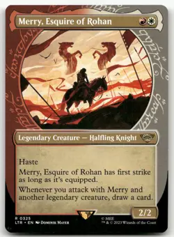 Merry, Esquire of Rohan (Showcase) #325 (NM) Lord of the Rings LTR Magic MTG - Image 1