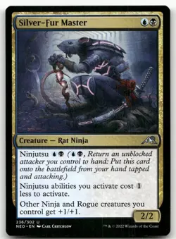 Silver-Fur Master #236 (NM) Kamigawa Neon Dynasty NEO Magic MTG - Image 1