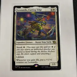 Leonardo, Cutting Edge 15 - NM - Teenage Mutant Ninja Turtles - MTG - Image 1