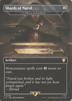 MTG Shards Of Narsil (0356) *Non-Foil* Borderless Box Topper Lord Of Rings MT/NM - Image 1