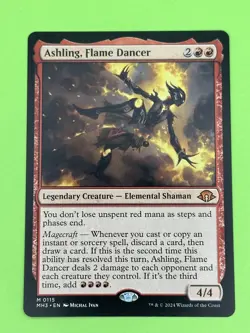 MTG Ashling, Flame Dancer NM Modern Horizons 3 mythic red legend - Image 1