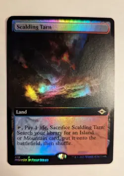 1x Scalding Tarn FOIL Extended Art NM - MTG Modern Horizons 2 MH2 x1 (4 Avail) - Image 1