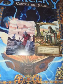 sorcery contested realm signed sir galahad and balin foil. Very rare. - Image 1