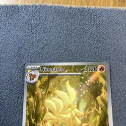 Pokemon TCG Ninetales Obsidian Flames Illustration Rare Card 199/197 NM - Image 3