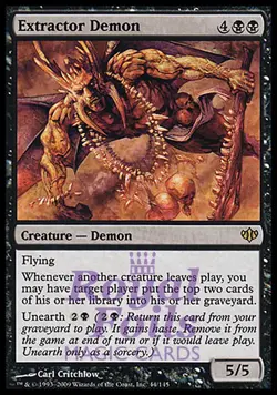 Extractor Demon 1x FOIL CON MTG Conflux Rare MINT black - Image 1