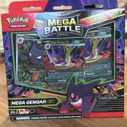 Mega Battle Deck - Mega Gengar ex Box Set Haunter Pokemon TCG (Sealed) New - Image 2
