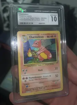 Charmeleon 80 HP 002/034 Pokemon TCG Classic Holo CGC GEM MINT 10 - Image 1