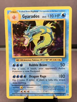 Pokemon TCG Gyarados 34/108 XY Evolutions Holo Rare - Image 1
