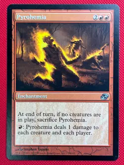 MTG 1X Pyrohemia X1 Planar Chaos Magic - LP - Image 1