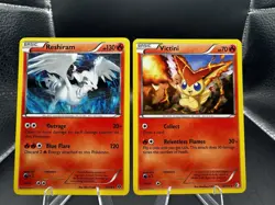 2012 Pokemon Reshiram Holo Next Destinies & Victini Boundaries Crossed VINTAGE - Image 1