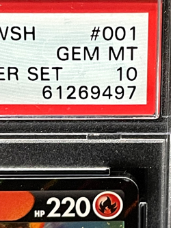 2020 Pokemon JPN SWSH Charizard V Chazrd Vmax Starter Set #001 PSA GEM MT 10 - Image 4