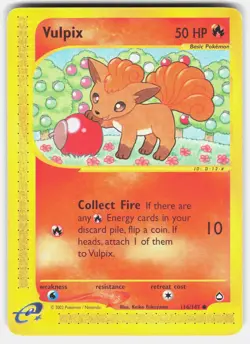 POKEMON VULPIX 116 AQUAPOLIS MP - Image 1