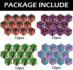 48 PCS Magic the Gathering MTG Counter Dice Marble Bulk Life Counters Tokens - Image 2