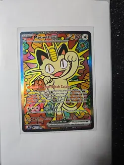 2026 Pokemon Perfect Order Meowth Special Illustration Rare 121/088 SIR - Image 1