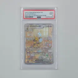 Pokemon Scarlet & Violet 151 Alakazam ex Special Illustration Rare #201 PSA 9 - Image 1