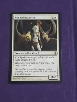 MTG Kor Spiritdancer Rise of the Eldrazi Regular Rare Card NM Condition - Image 1