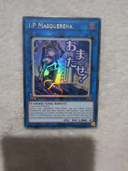 RA05-EN105 I:P Masquerena Variant Art Ultra Rare 1st Ed YuGiOh - Image 1