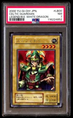 PSA 7 Celtic Guardian Lb00 Legend Of Blue Eyes White Dragon Yu-Gi-Oh Japanese - Image 1