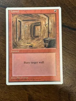 Tunnel MTG Core Set 4th Edition Regular 1995 - NM - Image 1