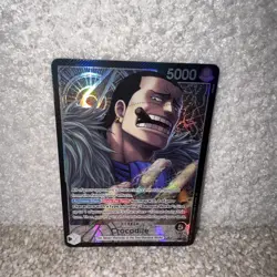 One Piece Crocodile Alt Art Leader OP14-079 The Azure Sea's Seven - Image 1