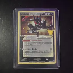 Pokemon Greninja SWSH144 Promo Holo Sword & Shield Card 130HP Basic English - Image 1