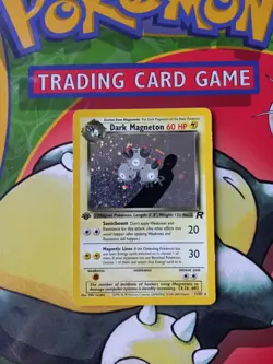 Dark Magneton 11/82 Holo Rare 1st Edition Team Rocket Pokemon Card - Image 1