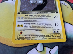 Dark Magneton 11/82 Holo Rare 1st Edition Team Rocket Pokemon Card - Image 4
