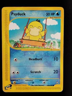 (MP) Psyduck 104/147 2002 Aquapolis Regular Pokemon Card - Image 1
