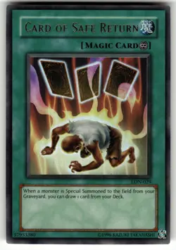 Card of Safe Return Ultra Rare LON-029 Labyrinth of Nightmare NM - Image 1