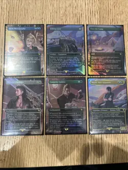 Magic: The Gathering Final Fantasy Camp Comrades Scene Foil Card Bundle X6 Cards - Image 1