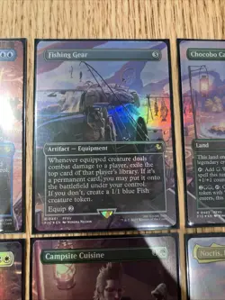 Magic: The Gathering Final Fantasy Camp Comrades Scene Foil Card Bundle X6 Cards - Image 3