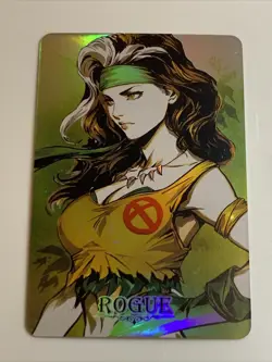 Rogue X-Men Marvel 15 Goddess Anime Waifu Holo Art Card ACG Anna Marie Girl Sexy - Image 1